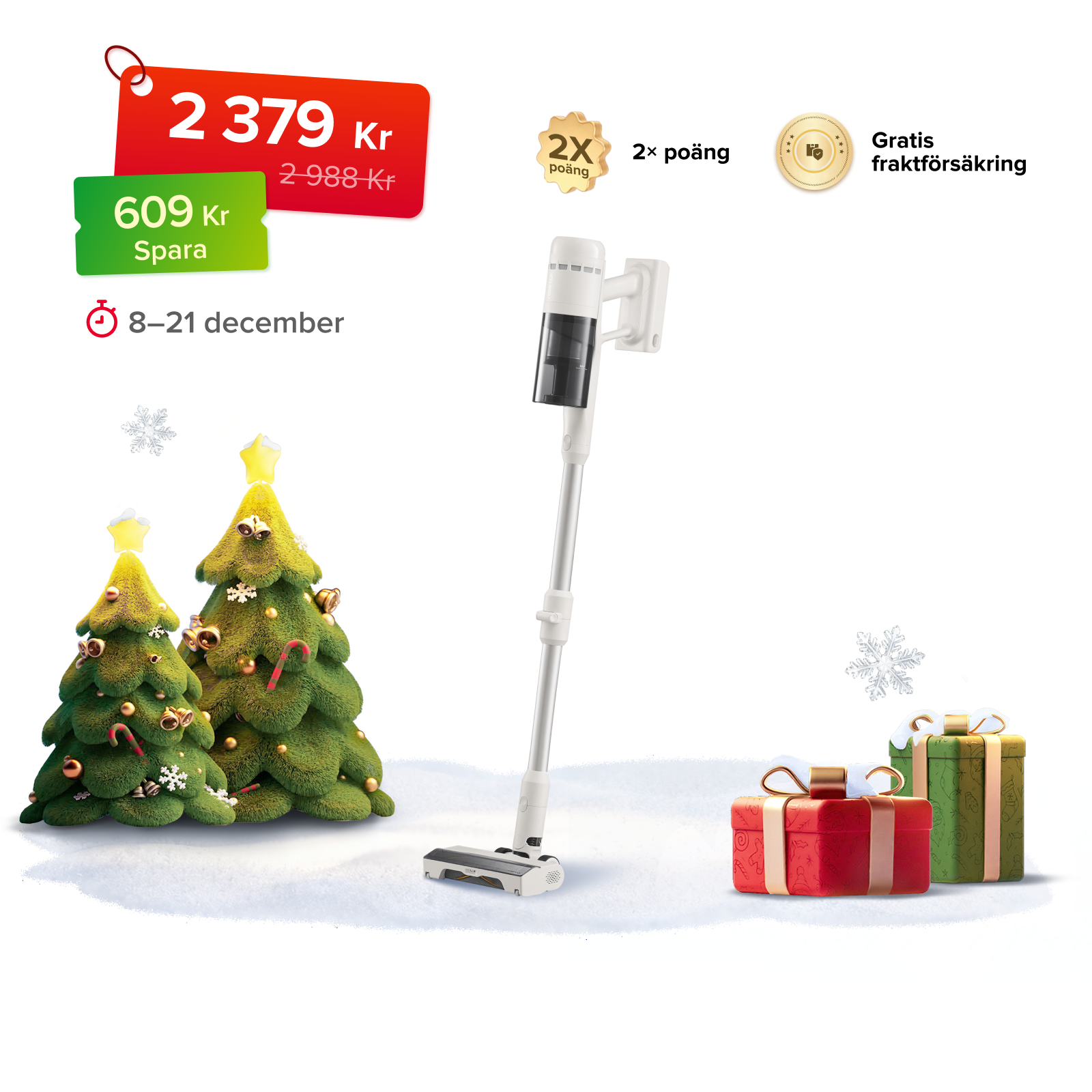 Roborock H60 sladdlös dammsugare