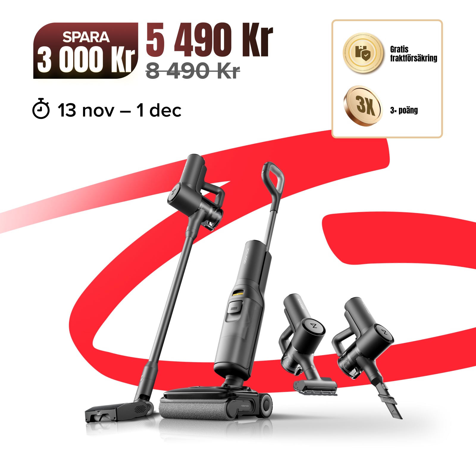 Roborock F25 Combo & F25 ACE Combo våt- och torrdammsugare