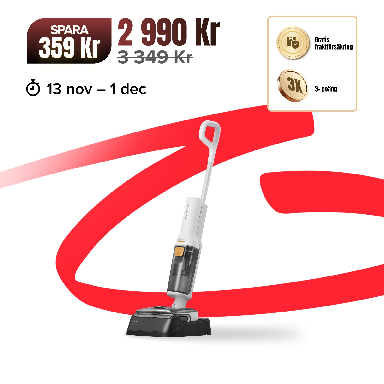 Roborock F25 GT (F25 RT) våt- och torrdammsugare