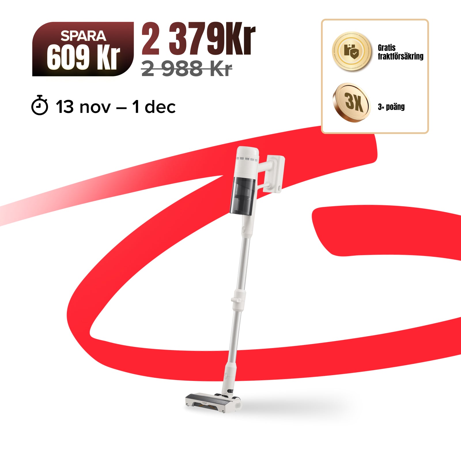 Roborock H60 sladdlös dammsugare