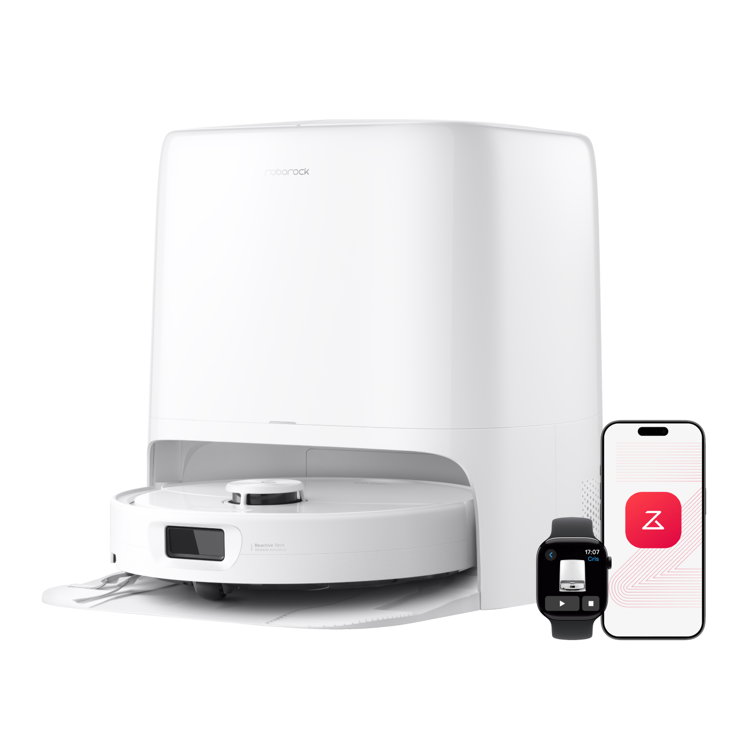 Roborock Qrevo 2 Pro robotdammsugare med automatisk moppborttagning