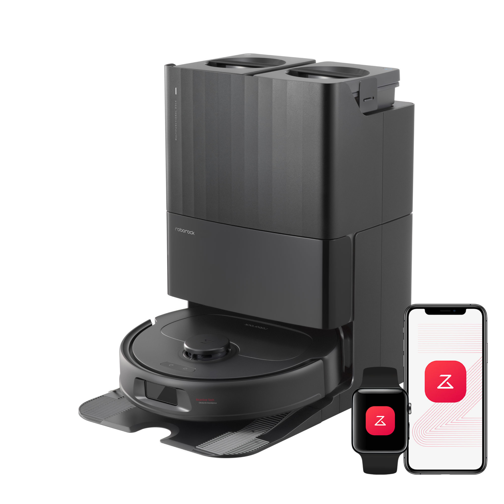 Roborock Qrevo S robotdammsugare med multifunktionell dockningsstation