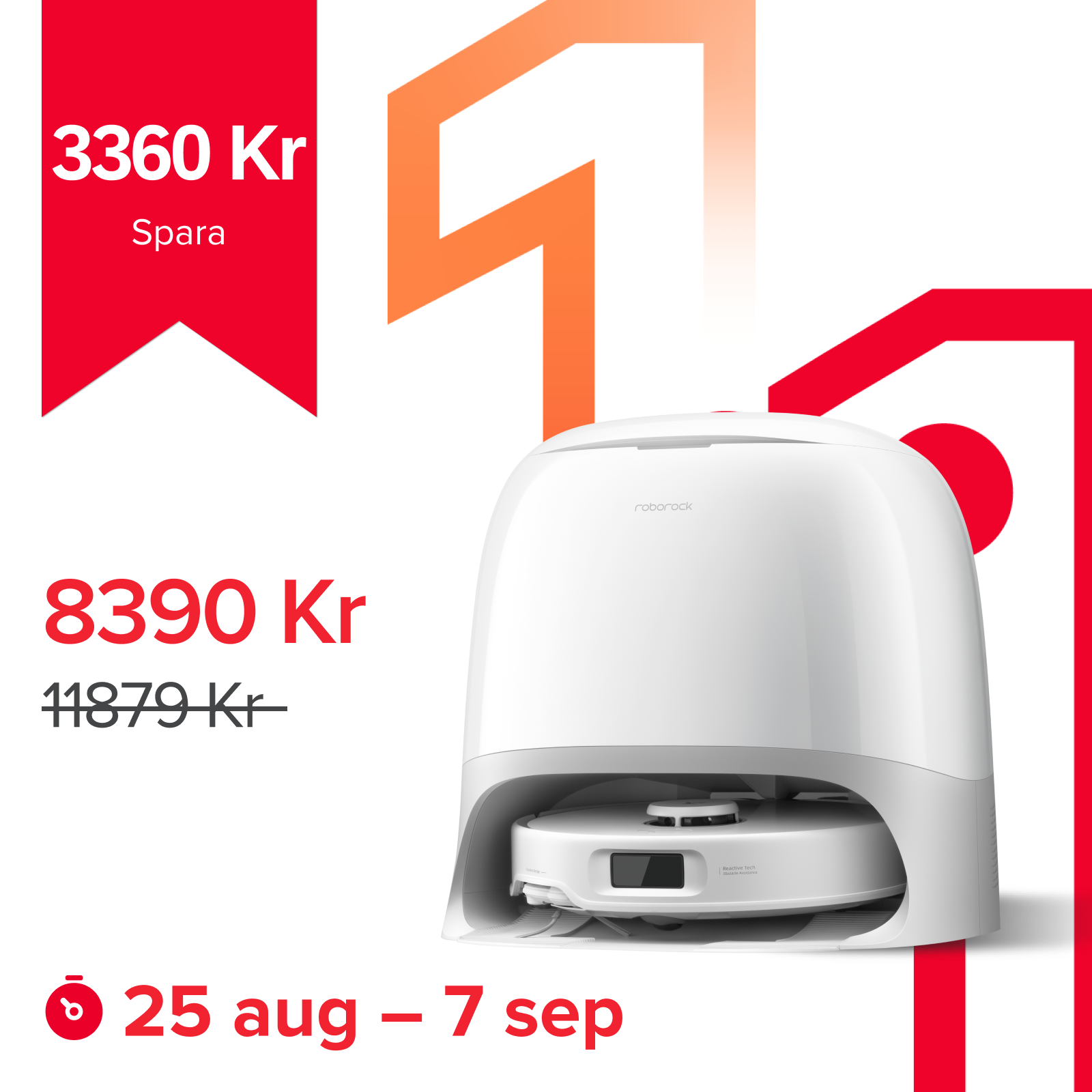 Roborock Qrevo Curv S5X robotdammsugare