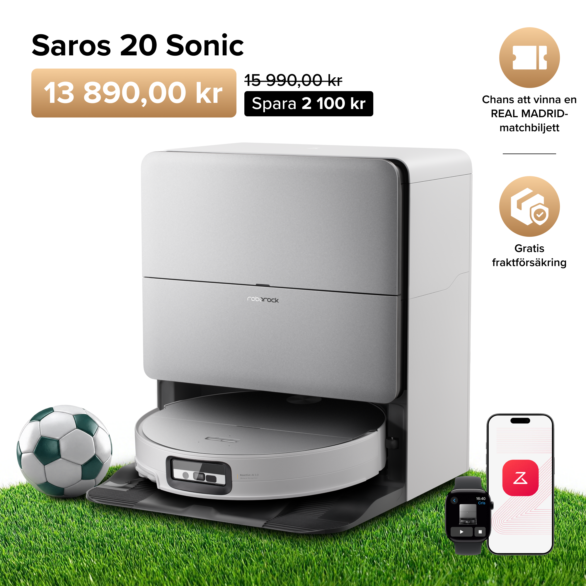 Roborock Saros 20 Sonic