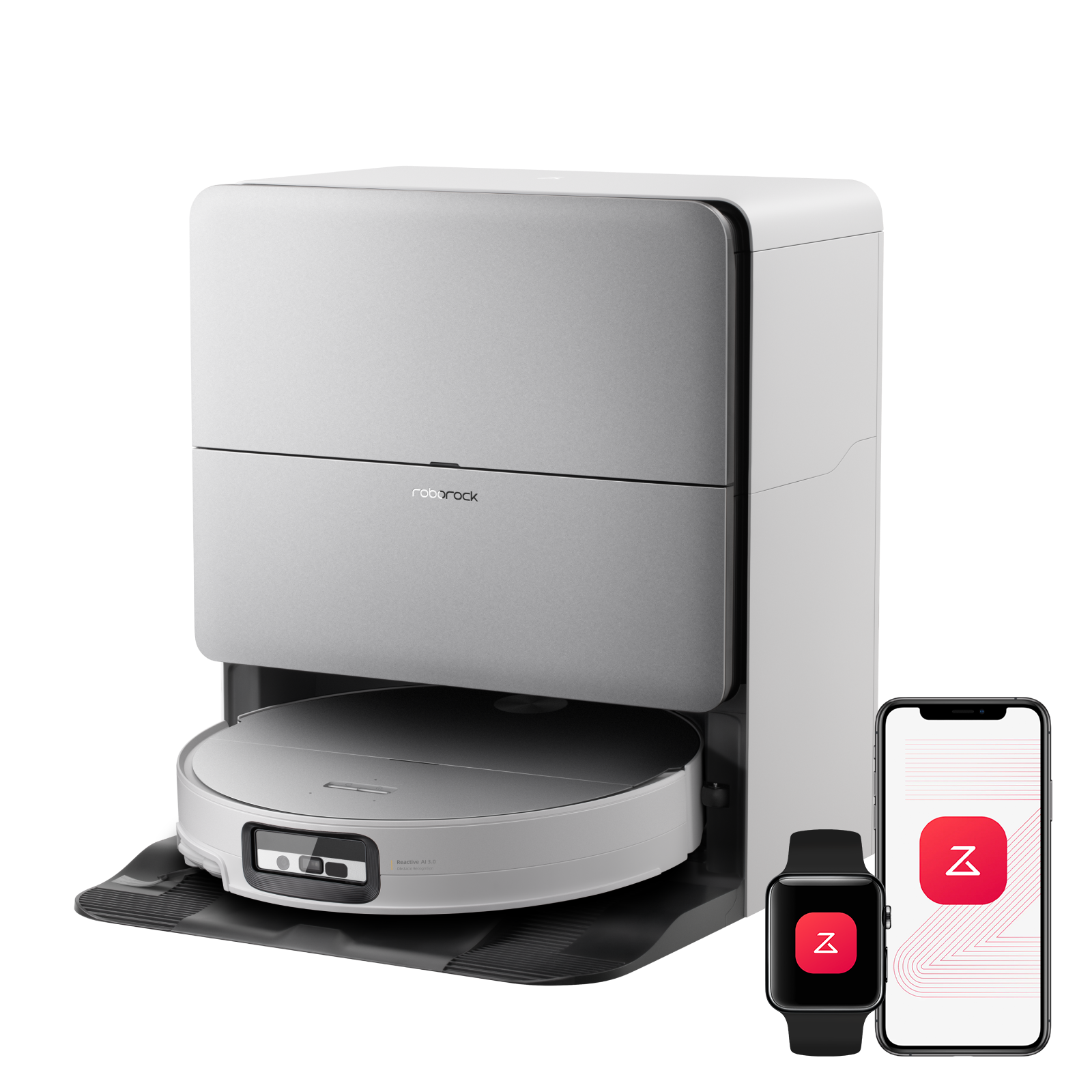 Roborock Saros 20 Sonic Robotdammsugare med helt ny RockDock Image