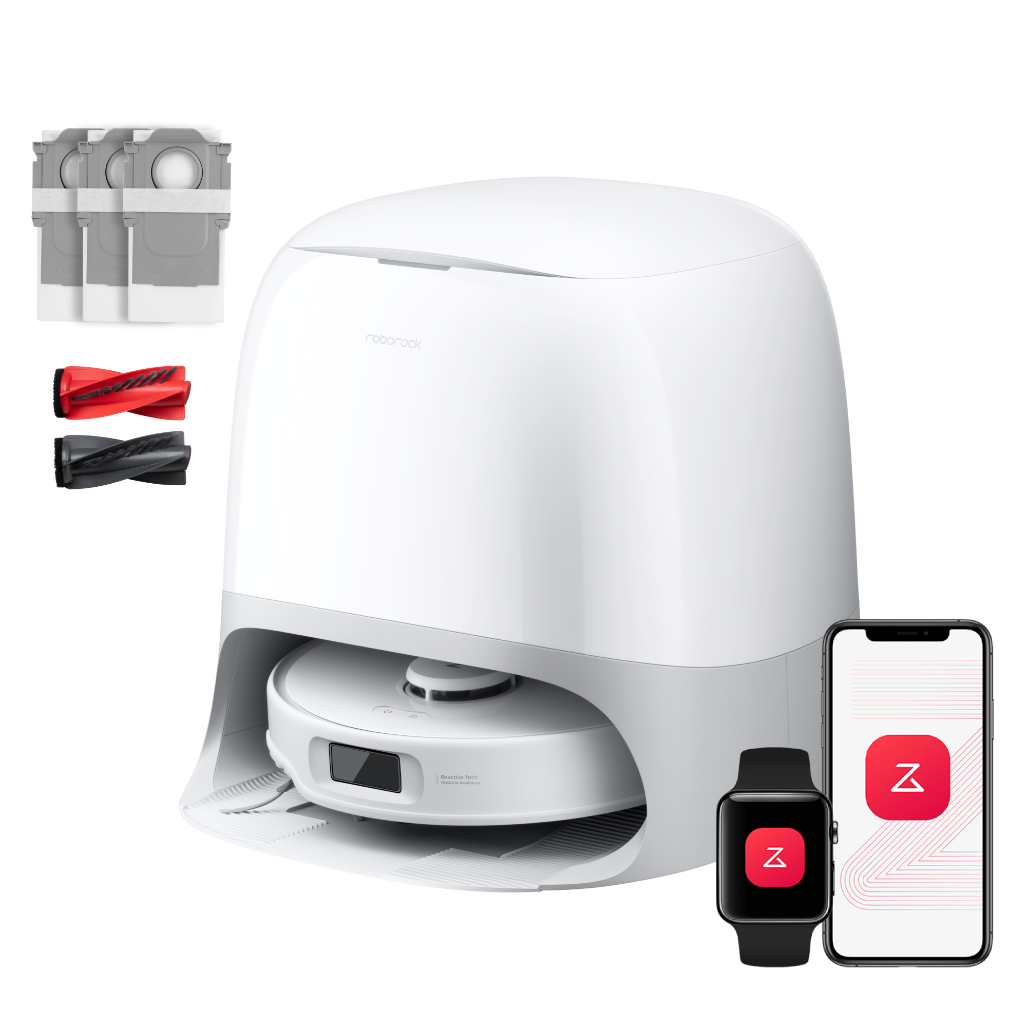 Roborock Qrevo Curv S5X Set robotdammsugare